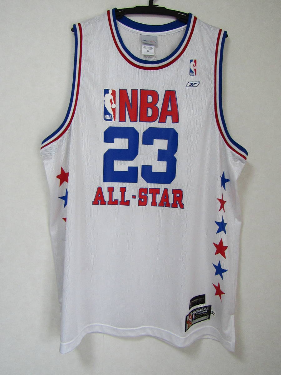 激レア！ NBA 2003 ALL-STAR オールスター JORDAN ＃23 マイケル・ジョーダン reebok リーボック ユニフォーム 当時物 バスケ タンクトップ