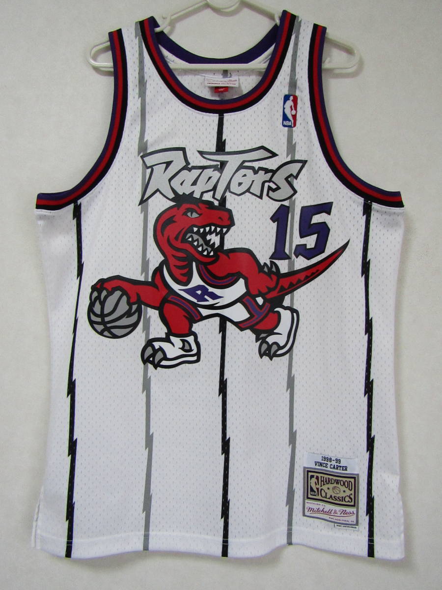 激レア！ NBA RAPTORS CARTER #15 ビンス・カーター Mitchell&Ness ミッチェルアンドネス ラプターズ スウィングマン ユニフォーム 刺繍_画像1