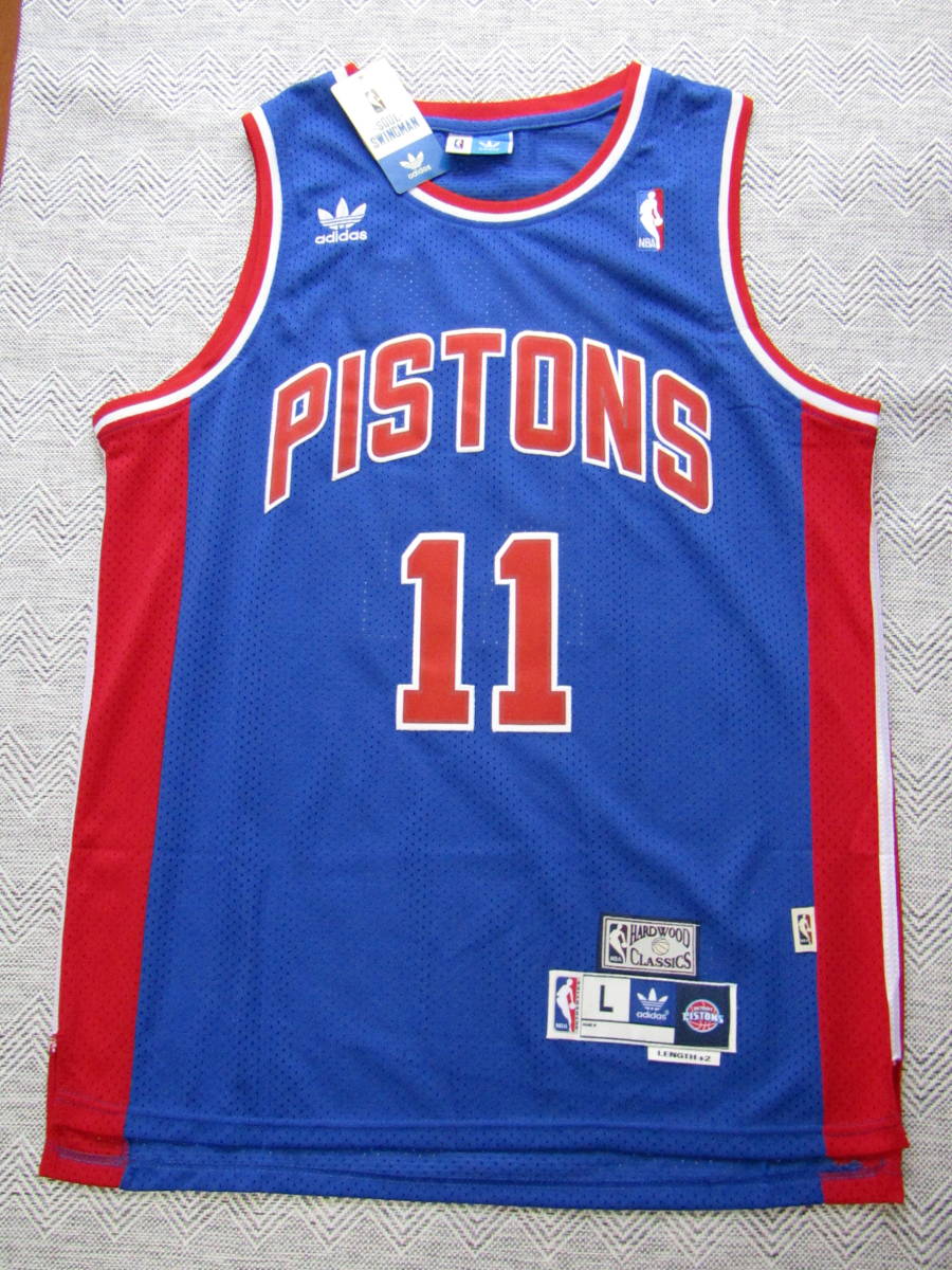 美品 NBA THOMAS #11 アイザイア・トーマス PISTONS デトロイト・ピストンズ ユニフォーム バッドボーイズ シャツ ジャージ タンクトップ L