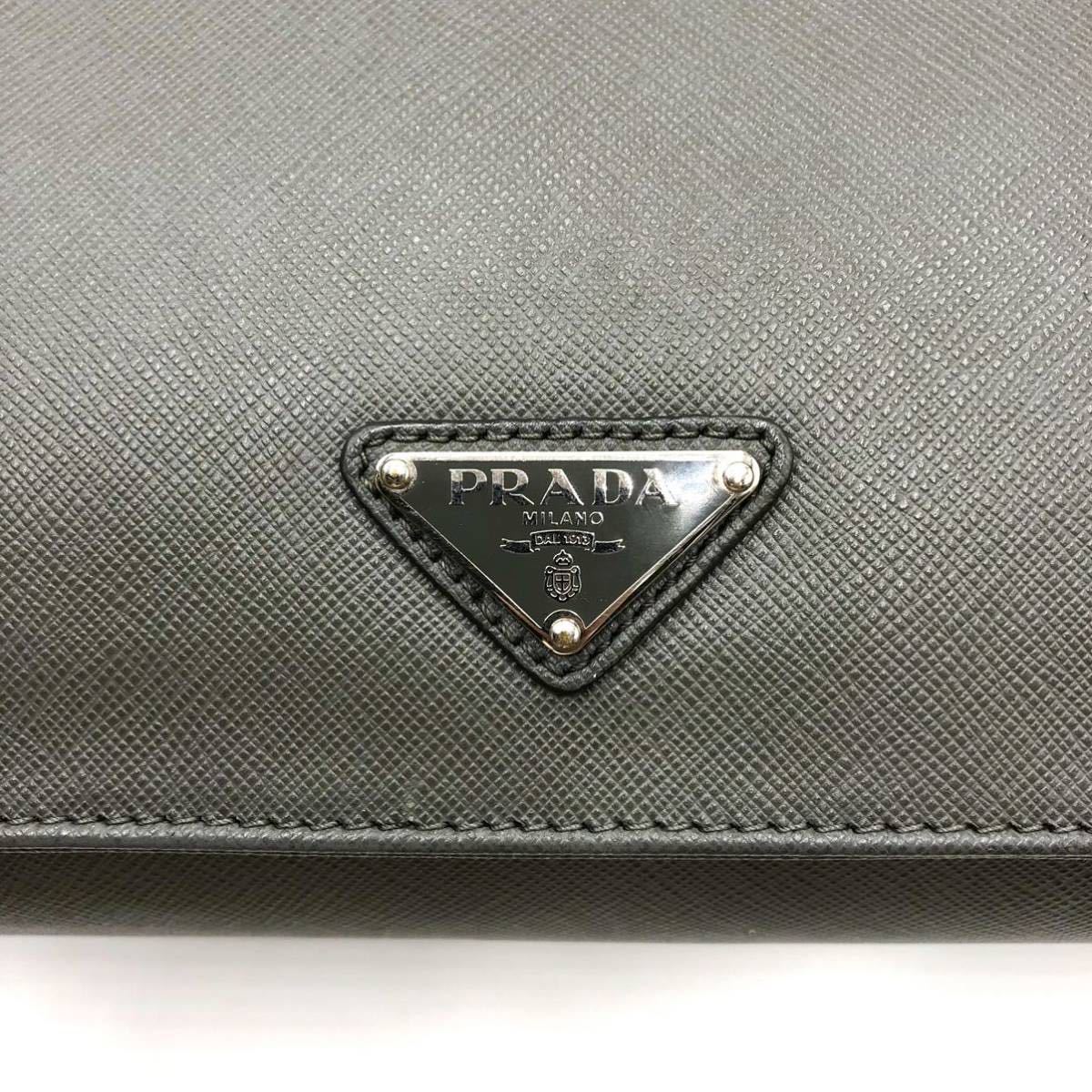 1円【極美品!】プラダ PRADA ビジネスバッグ ブリーフケース 書類 ...