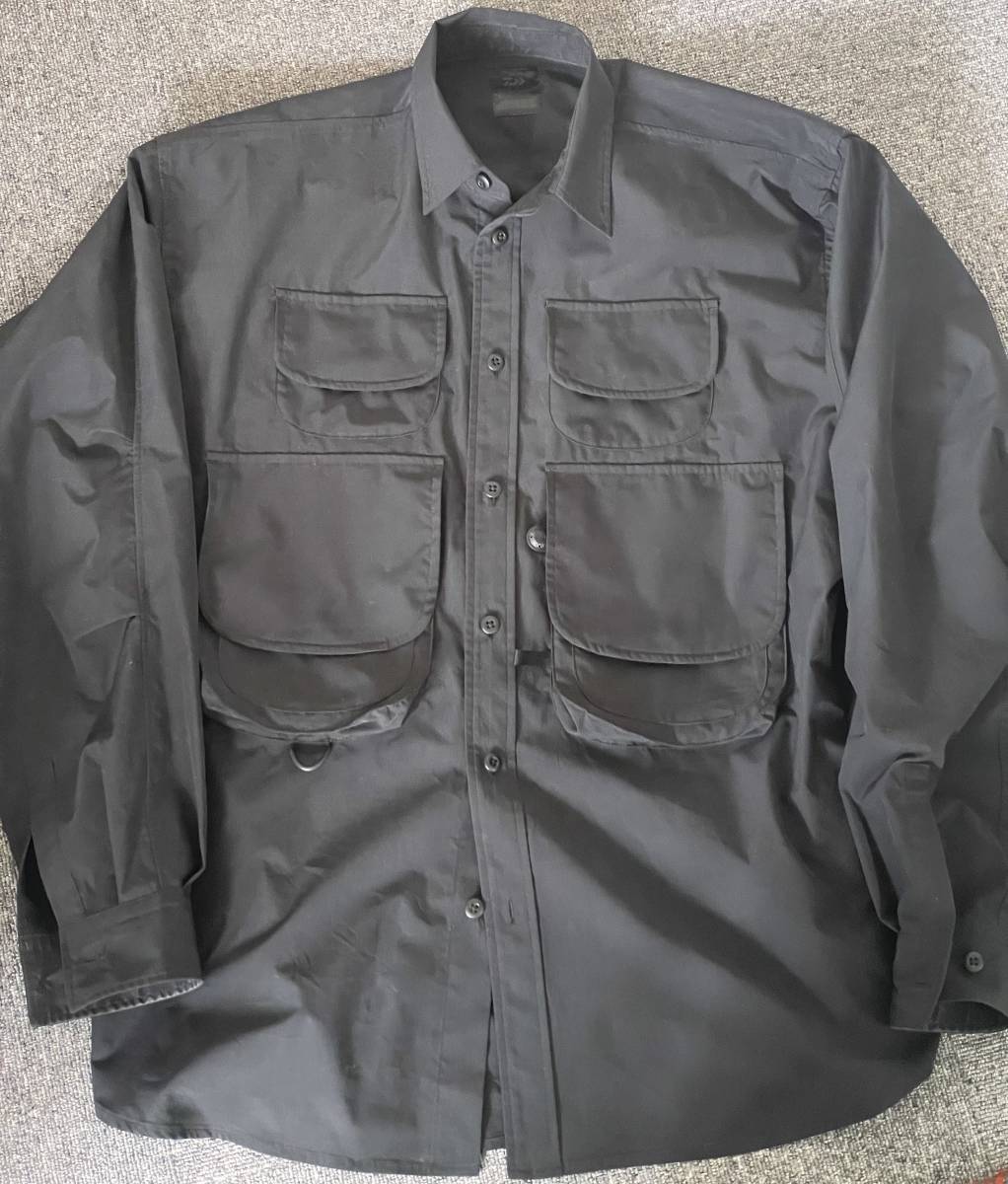 DAIWA PIER39 ダイワピア TECH NEW ANGLERS SHIRTS L/S BLACK S/ennoy