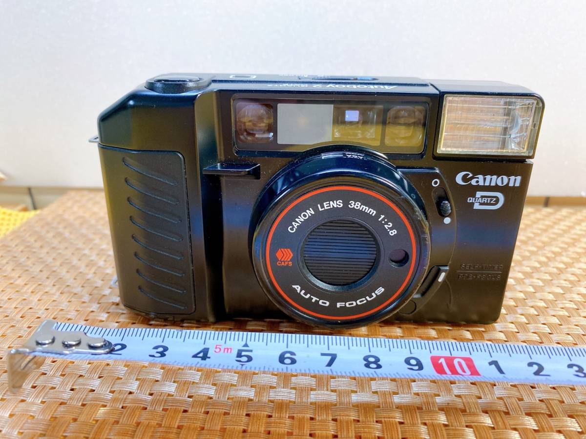 優れた品質 送料520円！　貴重　Canon　キャノン　Autoboy2　オートフォーカス　38mm　フィルムカメラ　コンパクトカメラ　カメラ　現状品 コンパクトカメラ