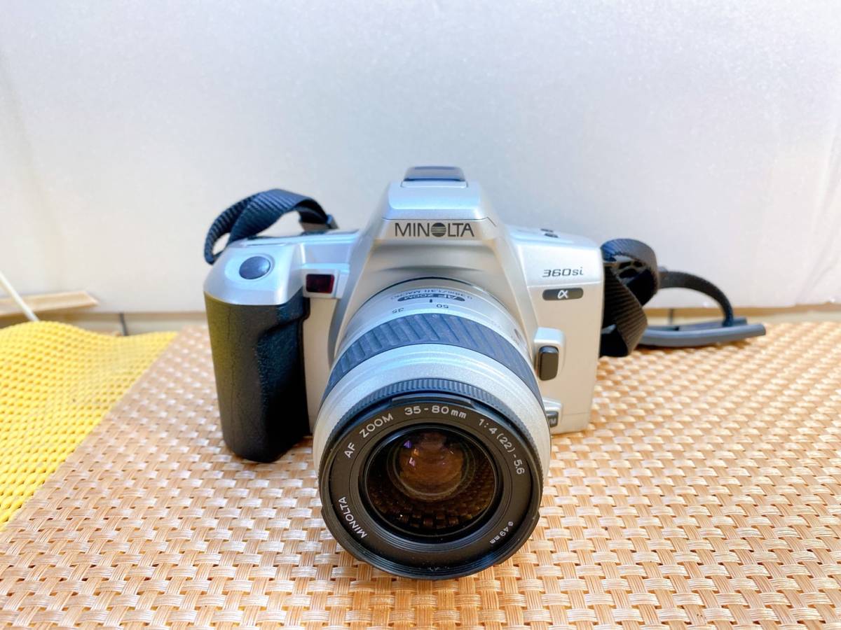 送料520円！　貴重　MINOLTA　ミノルタ　360si α　レンズ35-80mm　1:4(22)-5.6　AF　フィルムカメラ　カメラ　現状品_画像1