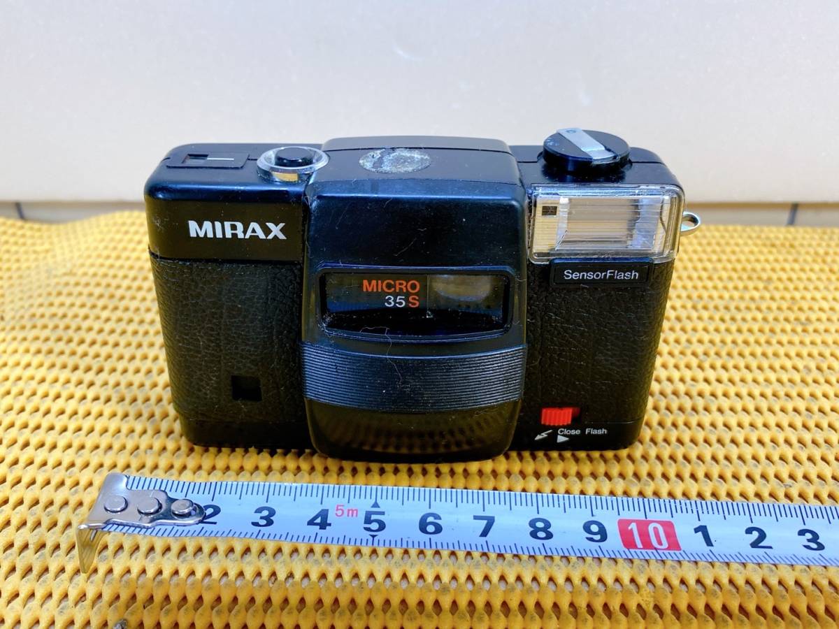 送料520円！　貴重　レトロ　MIRAX　ミラックス　MICRO35S　フィルムカメラ　カメラ　長期保管品　現状品