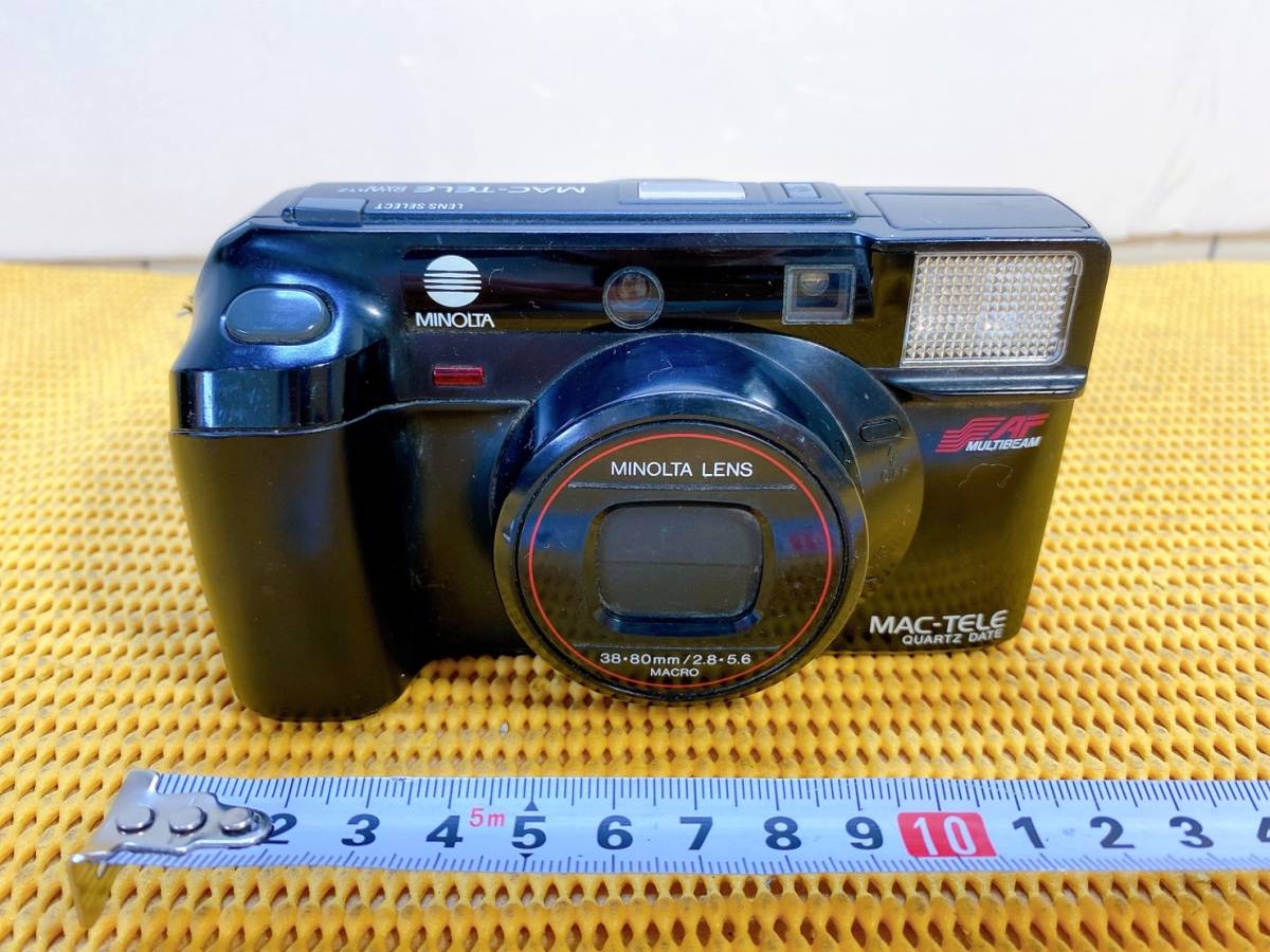 送料520円！　貴重　MINOLTA　ミノルタ　MAC-TELE　AF　MULTIBEAM　38-80mm　2.8-5.6　フィルムカメラ　カメラ　長期保管品　現状品