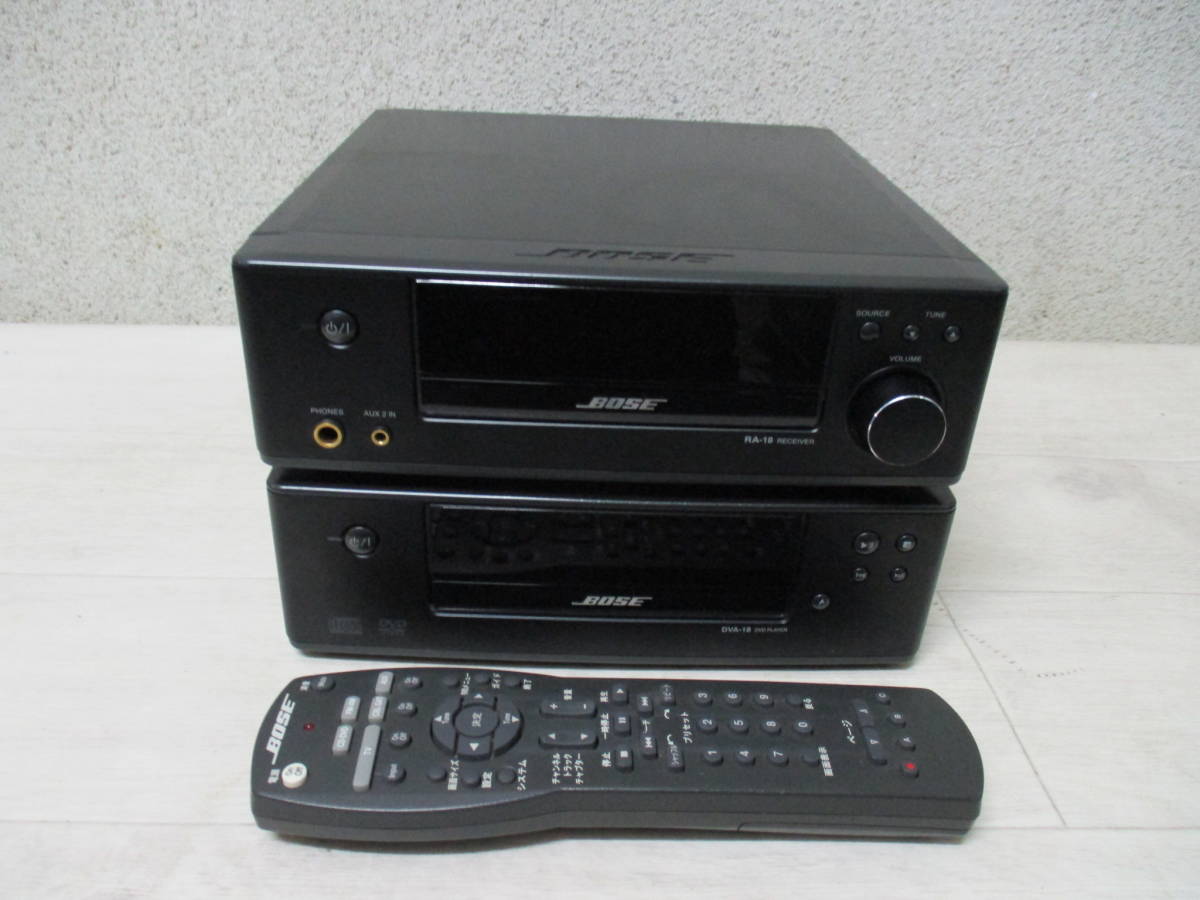 BOSE DVA-18 RA-18 DVDプレーヤー CDプレーヤーレシーバーセット(BOSE 