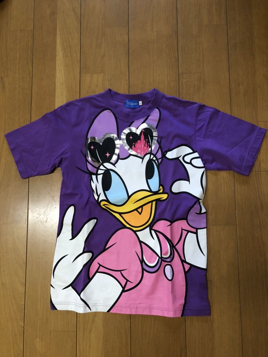 美品　東京ディズニーリゾート Tシャツ Sサイズ デイジー パープル　紫　TDL TDS サングラス　シルバー