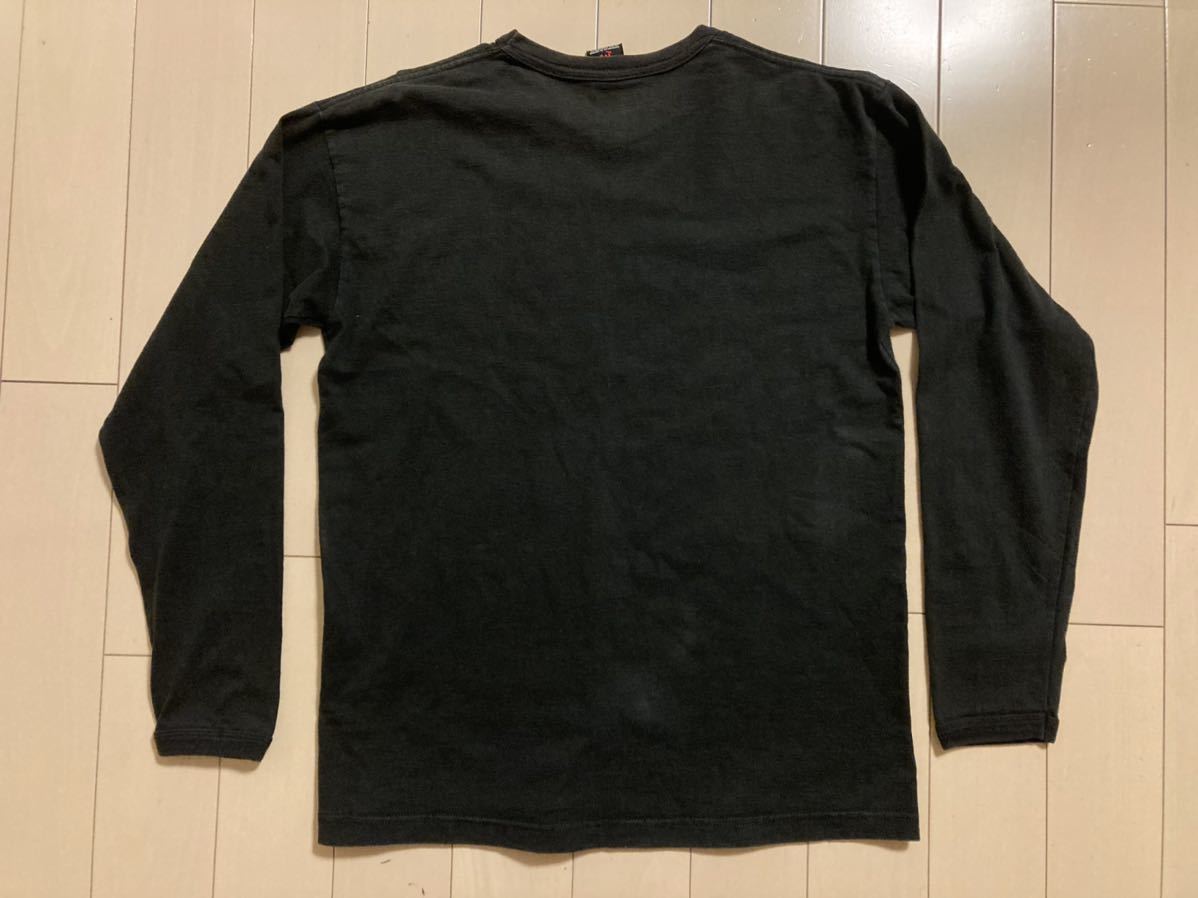 送料無料 STUSSY 長袖Tシャツ サイズM ステューシー 黒 メキシコ 送料無料 STUSSY 長袖Tシャツ サイズM ステューシー 黒 メキシコ