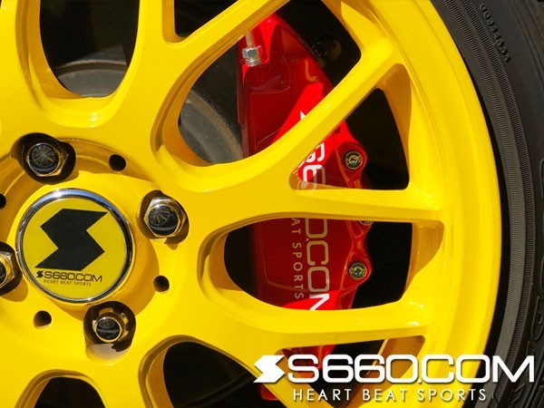 【正規取扱店】 S660.COM SPIDER カラードブレーキキャリパーカバー(前後セット(1台分)) S660(JW5) 15.04~ ブレーキキャリパー