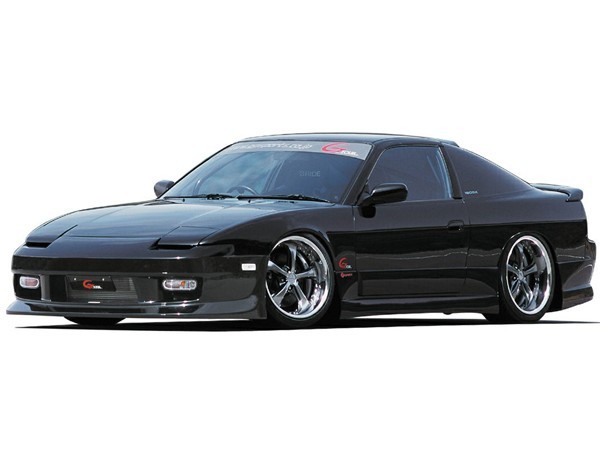 GP SPORTS（ジーピースポーツ）　G FOUR　180SX（RPS13・KRPS13）　フロントバンパースポイラー(Smoothing)（未塗装）_画像2