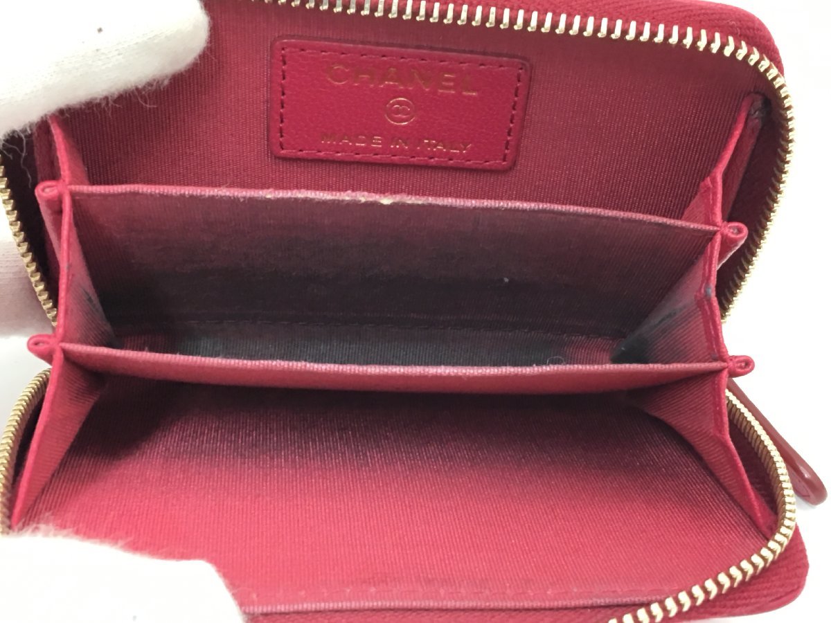 CHANEL ココマーク ピンク系 財布 コインケース 中古【sm0503280】 の