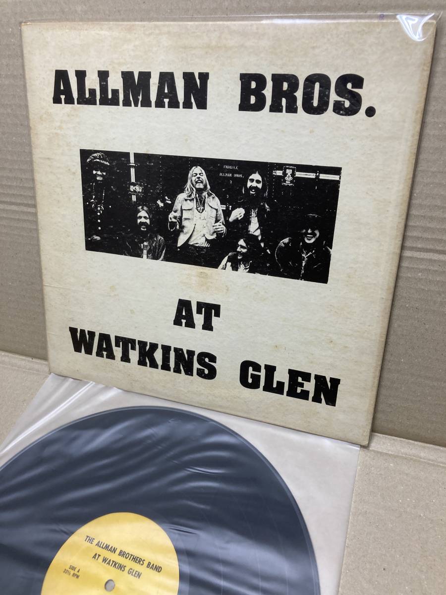 稀LP！オールマン・ブラザーズ・バンド Allman Brothers Band / At Watkins Glen Midnite Records 2607 伝説 ライヴ SUMMER JAM LIVE 1973 _画像1