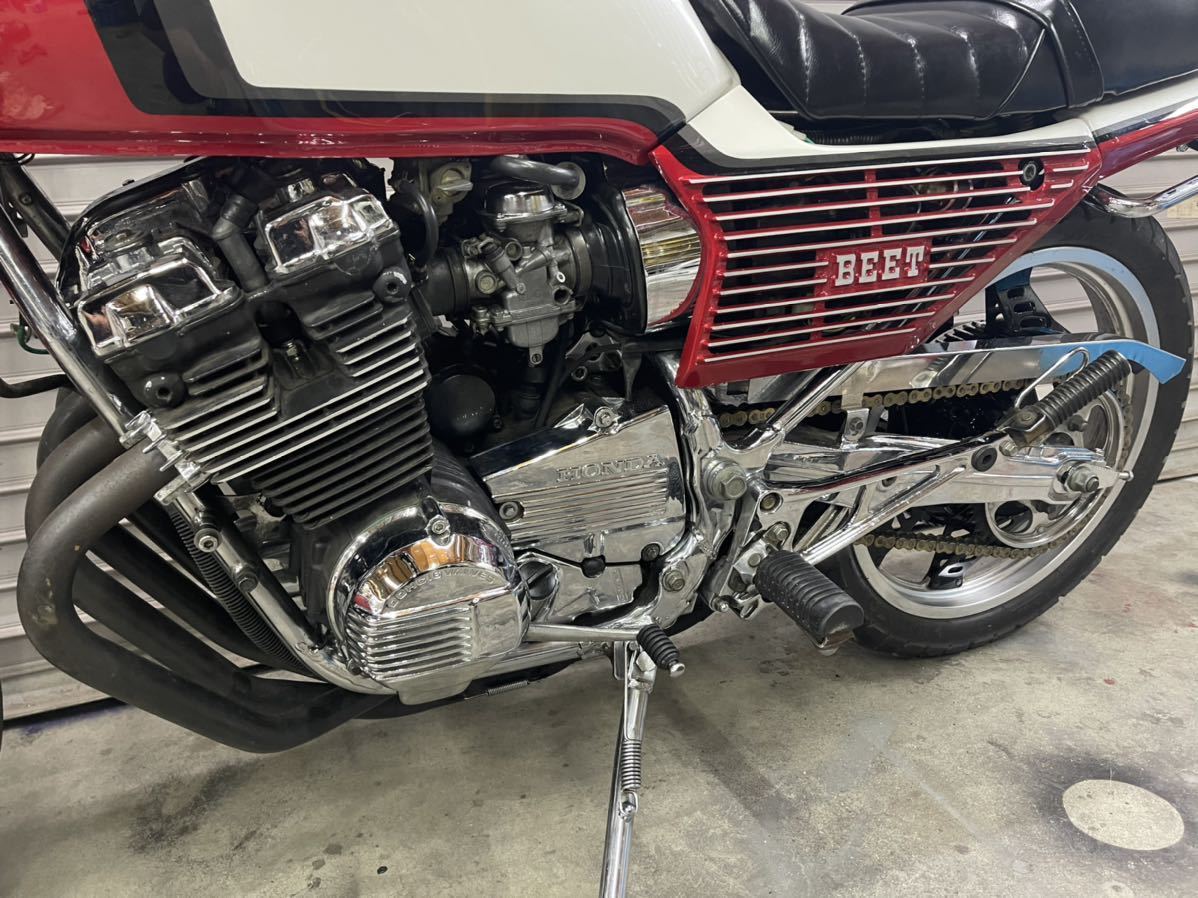 CBX400F NC07 2型赤白カラー 絶好調 車検付 室内保管 外装 CBX400F NC07 2型赤白カラー 絶好調 車検付 室内保管 外装
