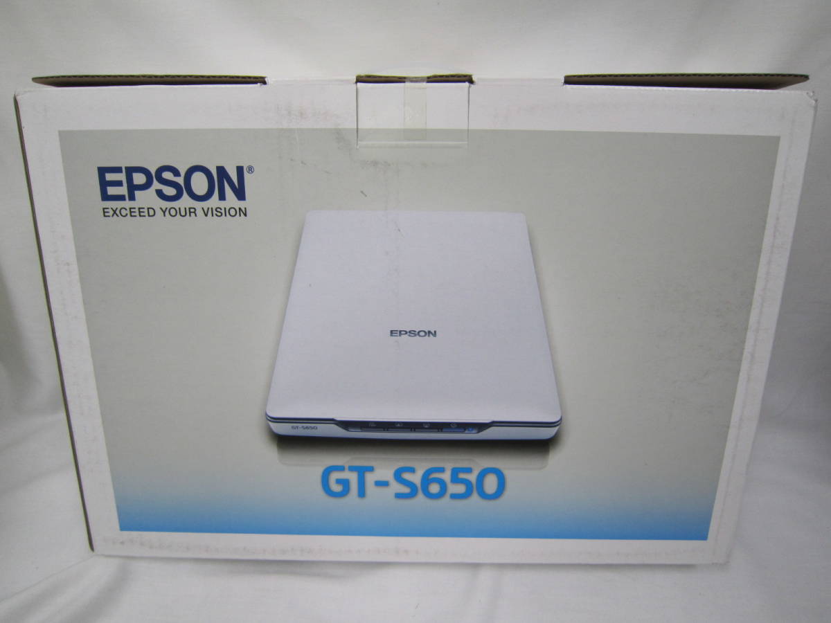 * new goods * EPSON Epson desk-top type A4 scanner GT-S650 Flat bed 4800dpi control number 738