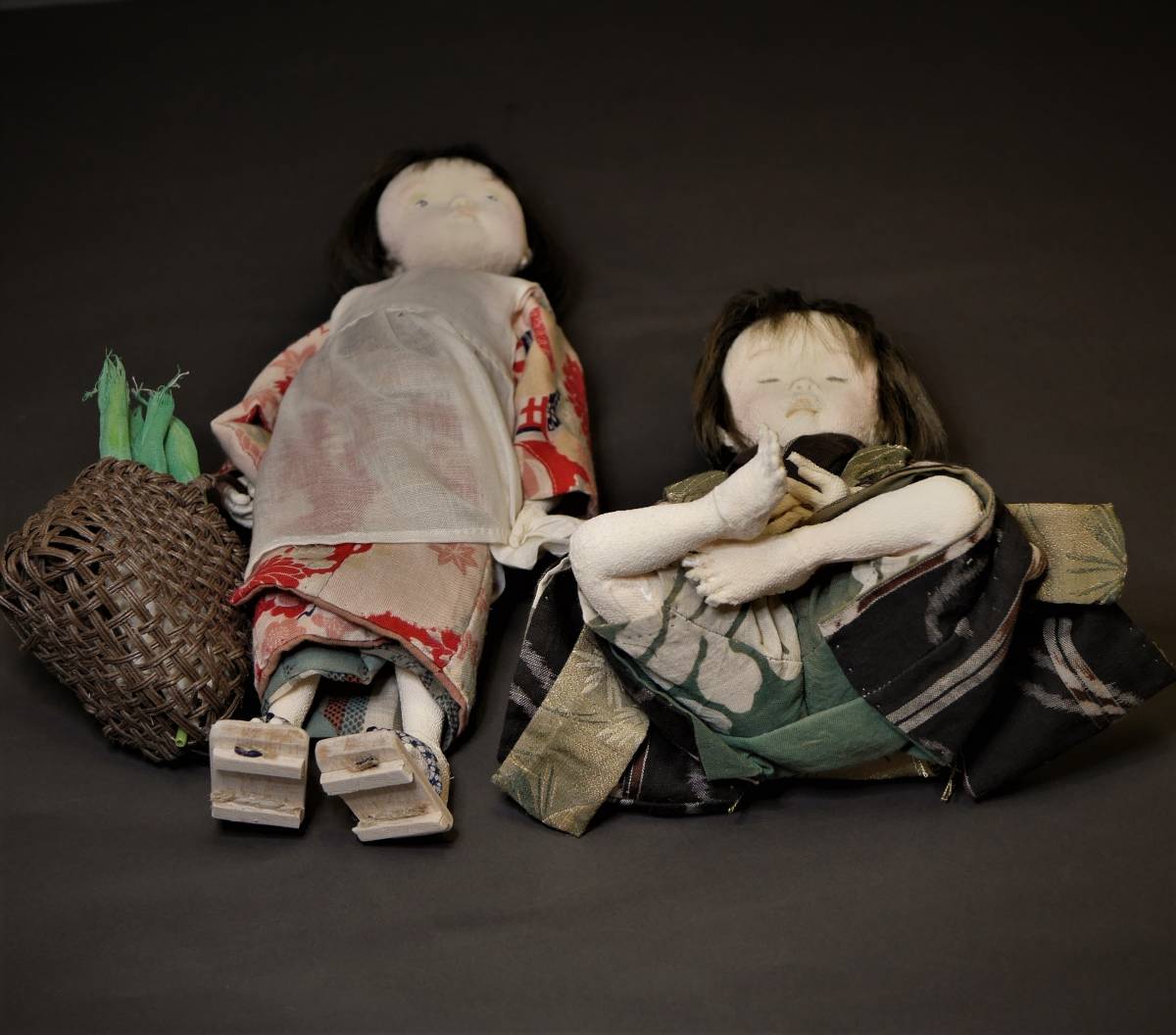 美品 ◇【 人形作家 松原輝代子 】創作人形 ② おつかい きよこ 美品 ◇【 人形作家 松原輝代子 】創作人形 ② おつかい きよこ