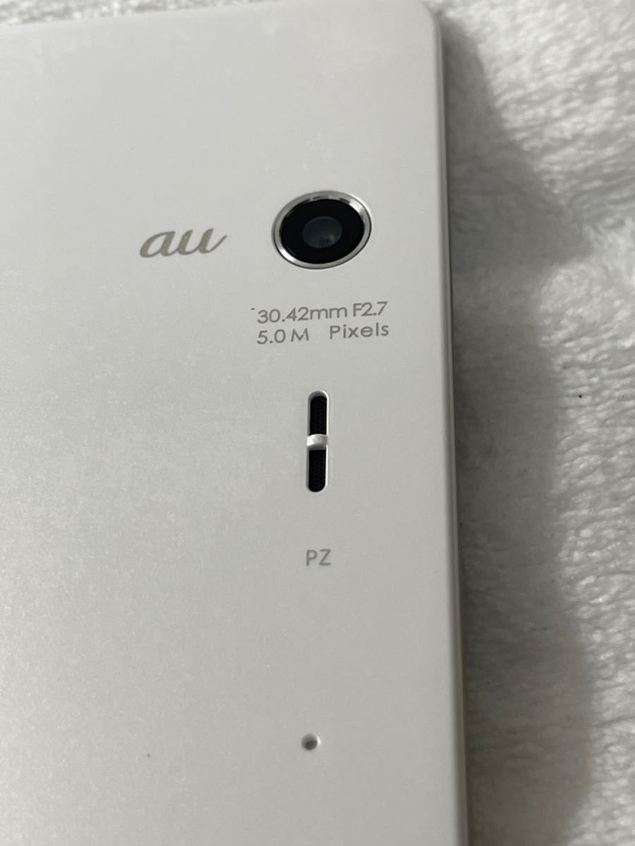 LG エルジーQua tab PZ 16GB ホワイト LGT32 au タブレット 端末 デバイス 本体 コーティング済み_画像9