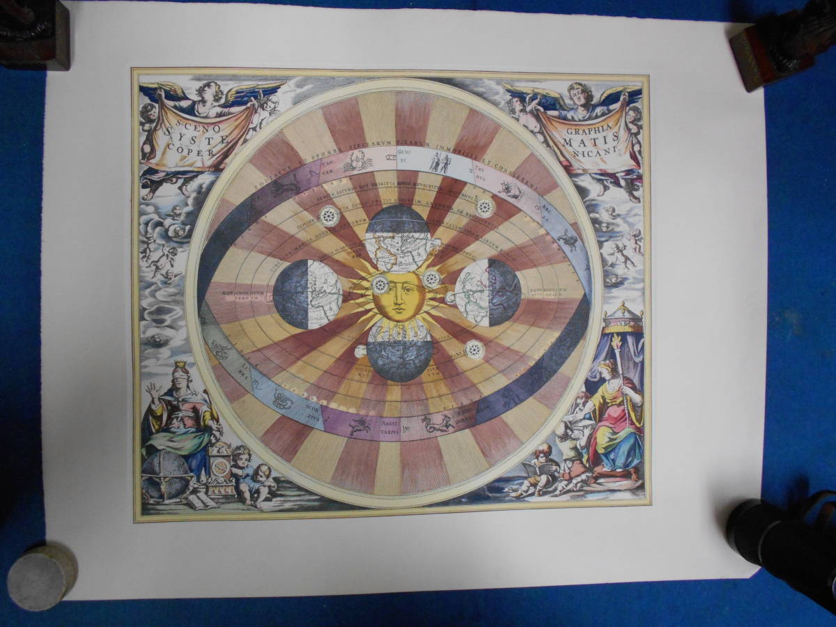 アンティーク、天文、星座早見盤、手彩色石版画、1835年『ホッフマン星図おおいぬ座一角獣座他』Star map, Planisphere, Celestial atlas - 天文、宇宙 アンティーク、天文、星座早見盤、手彩色石版画、1835年『ホッフマン星図おおいぬ座一角獣座他』Star map, Planisphere, Celestial atlas - 天文、宇宙