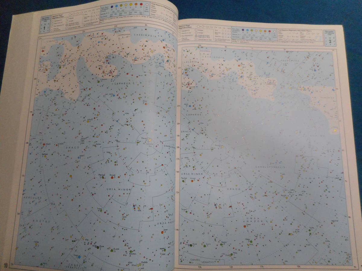 アンティーク、天球図、天文、Astronomy星図、天体観測1991年『フリップスカラー星図』星座早見盤 Star map, Planisphere, Celestial atlas_画像3