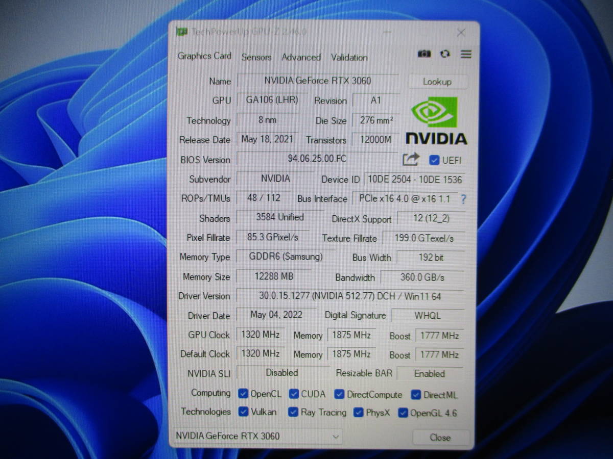 玄人志向 NVIDIA GeForce RTX3060搭載 グラフィックボード GDDR6 12GB