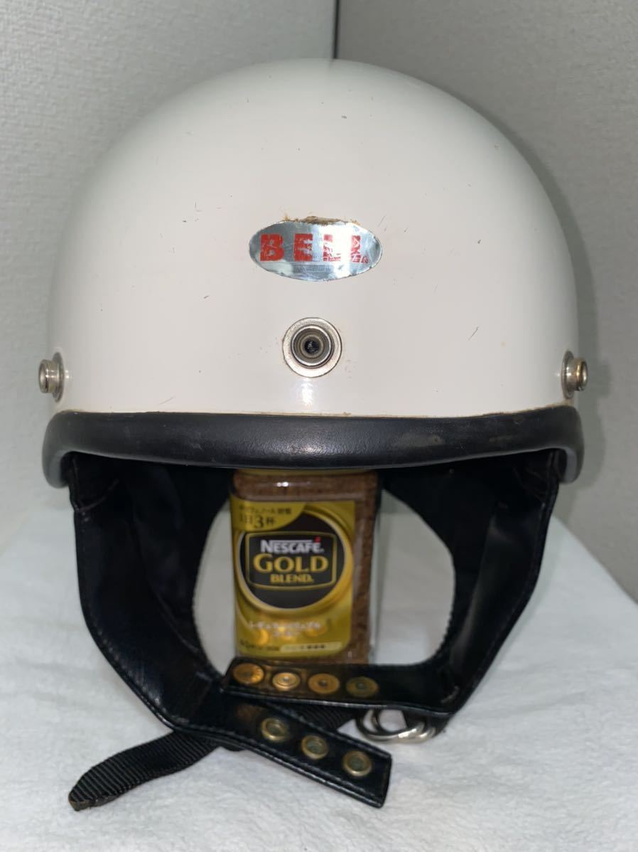最初期 銀ベル Sシェル 60s BELL SHORTY ハーフ ヘルメット サイズ 57 