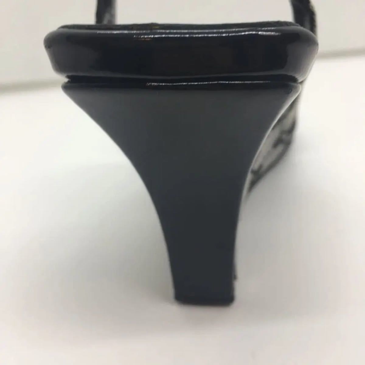 GUCCI】ブラックGG柄 サンダル 37C 美品 | contifarma.pe