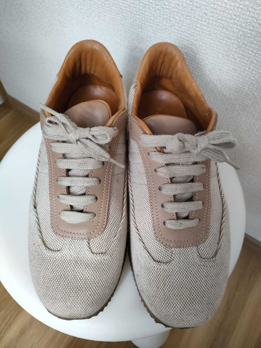 エルメス HERMES スニーカー クイック 38 数量は多