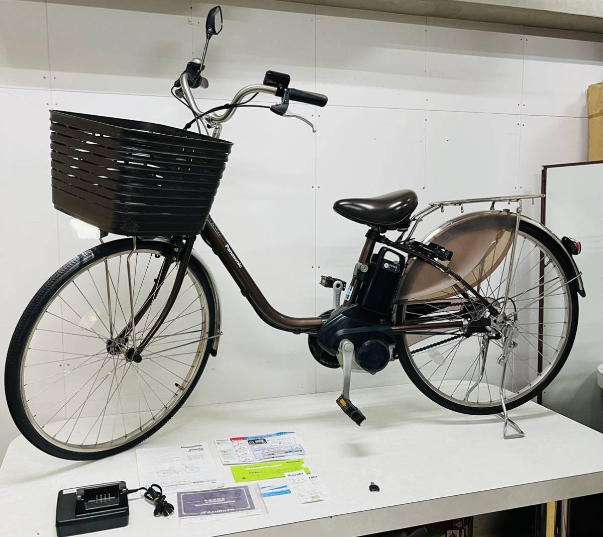 ◇Panasonic ビビ DX 電動アシスト自転車 BE-ELD636 チョコブラウン