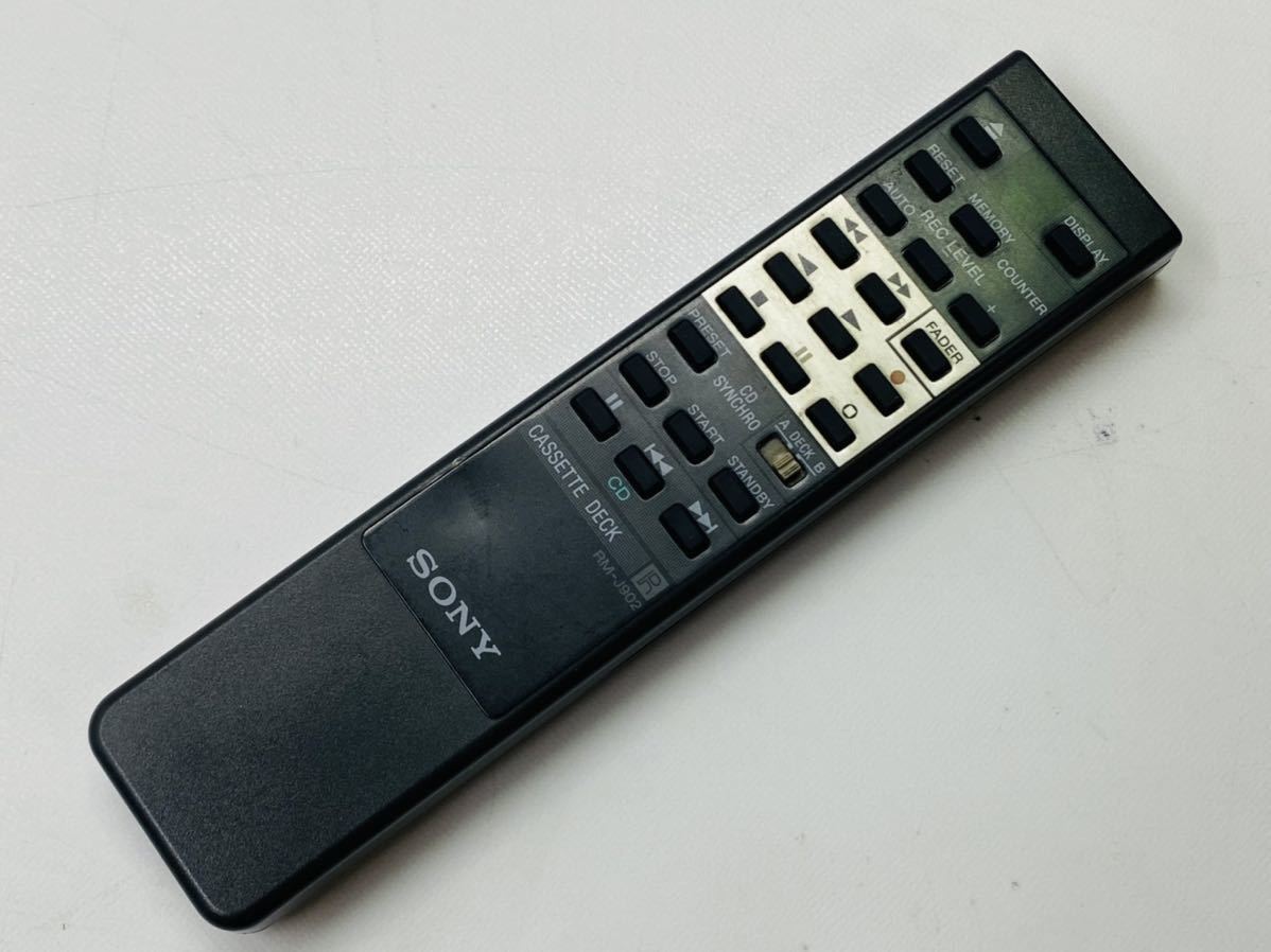 SONY カセットデッキ用リモコン RM-J902 赤外線確認済み|Yahoo SONY カセットデッキ用リモコン RM-J902 赤外線確認済み|Yahoo