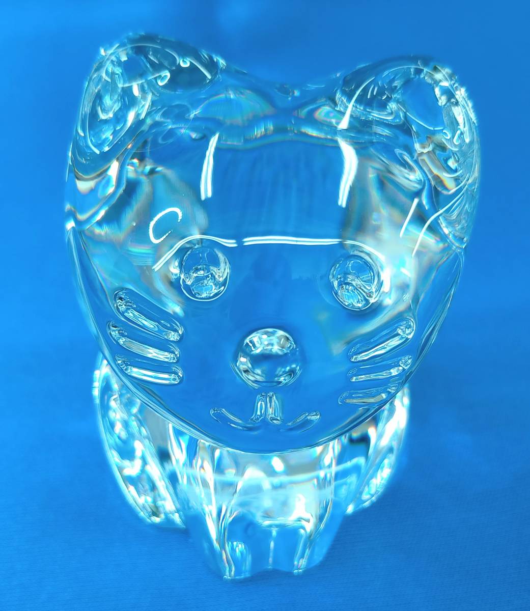 Baccarat バカラ フィギュリン ミニマルズ・キャット 猫 ネコ 箱付き