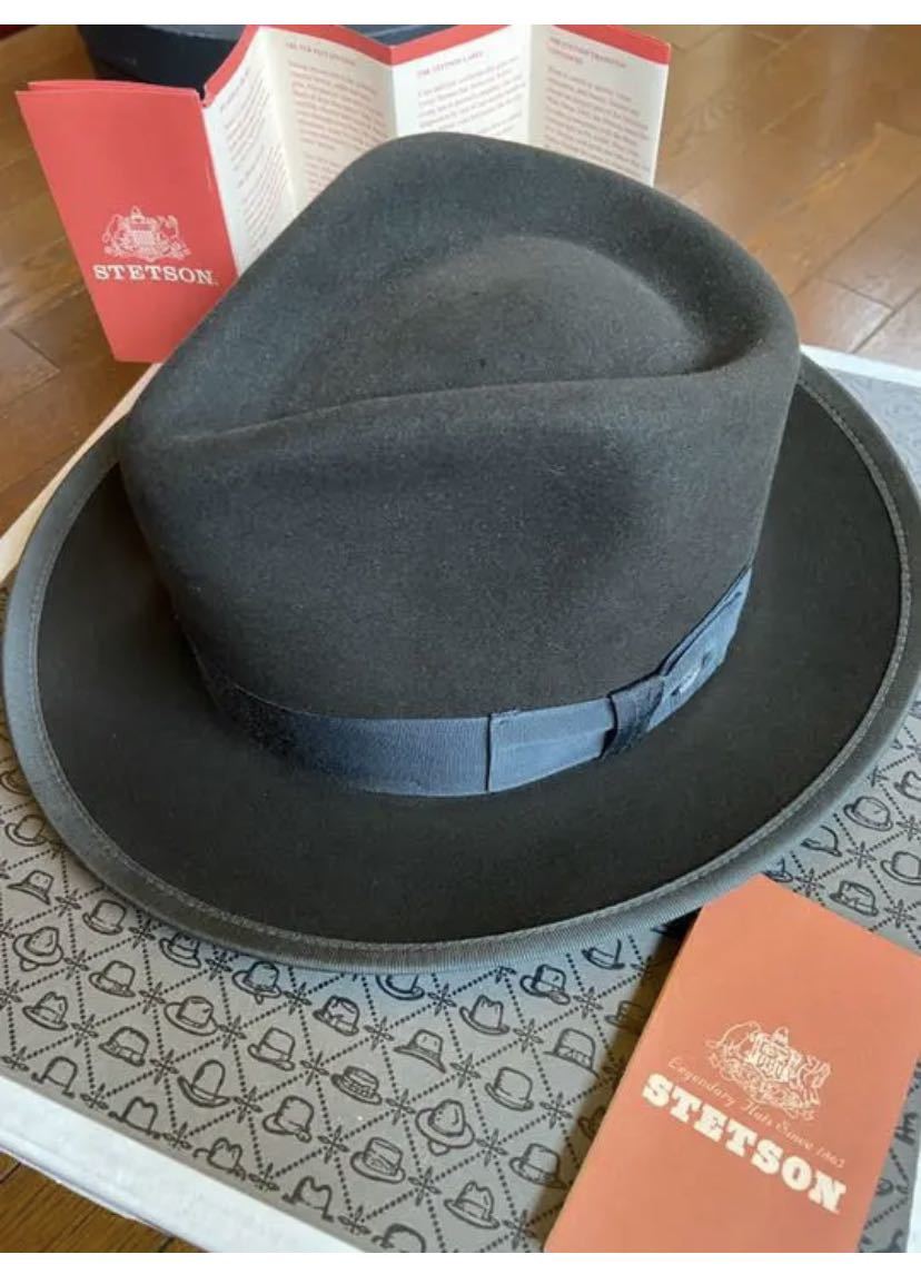 150周年 STETSON ステットソン ハット 62cm 希少サイズ ハット