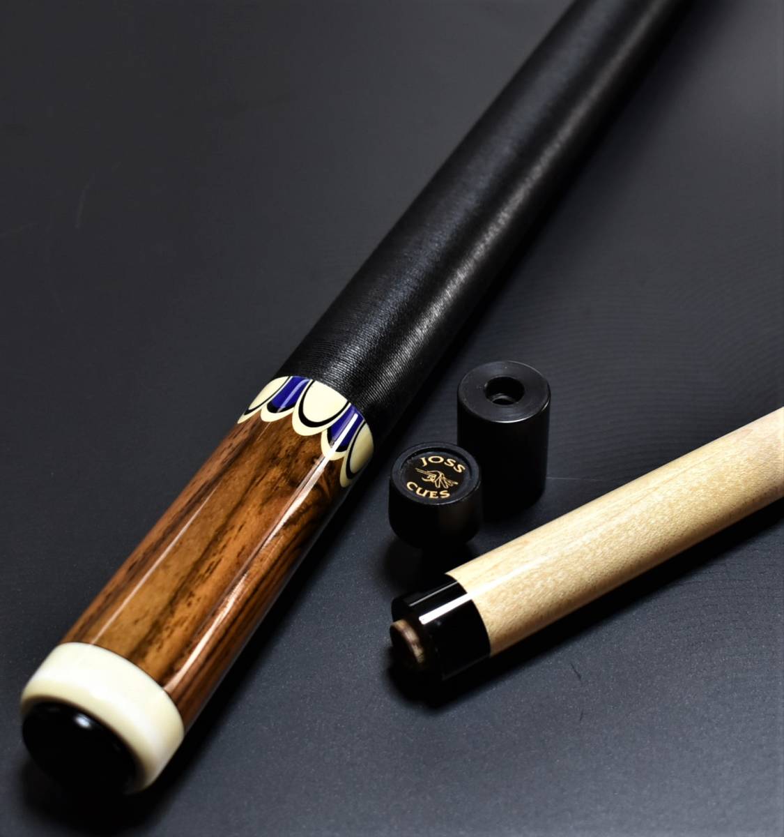 ◇JOSS cue【究極のバーズアイメイプル】14山/シリアル刻印 ◇JOSS cue【究極のバーズアイメイプル】14山/シリアル刻印