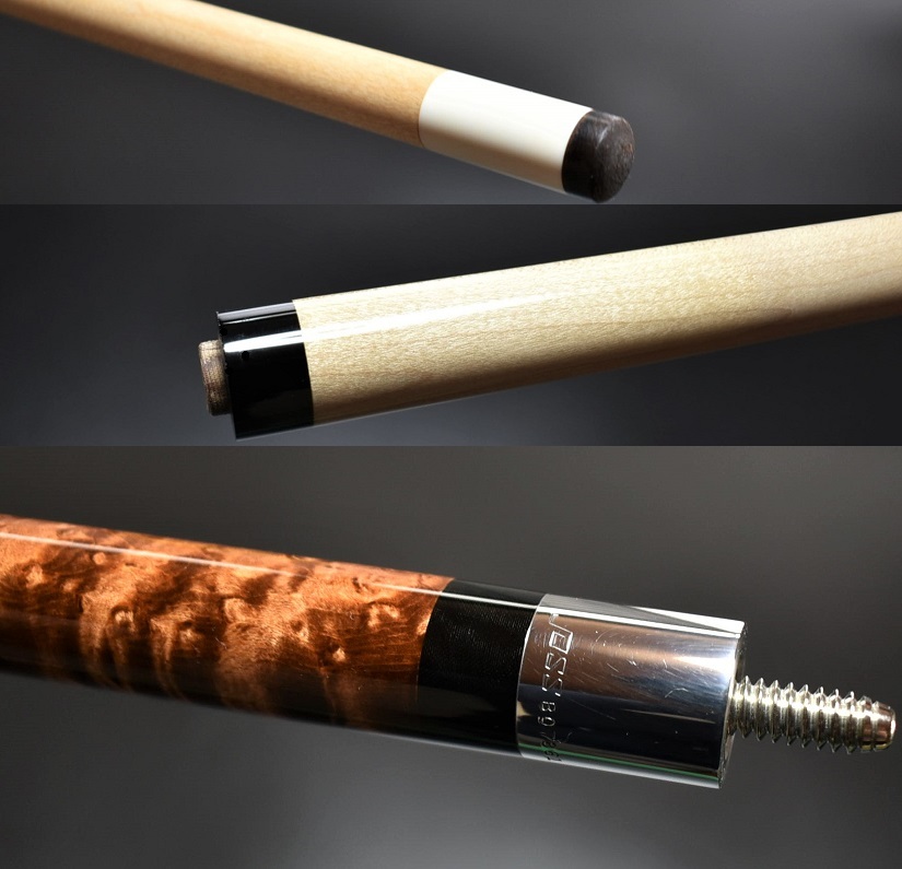 ◇JOSS cue【究極のバーズアイメイプル】14山/シリアル刻印 ◇JOSS cue【究極のバーズアイメイプル】14山/シリアル刻印