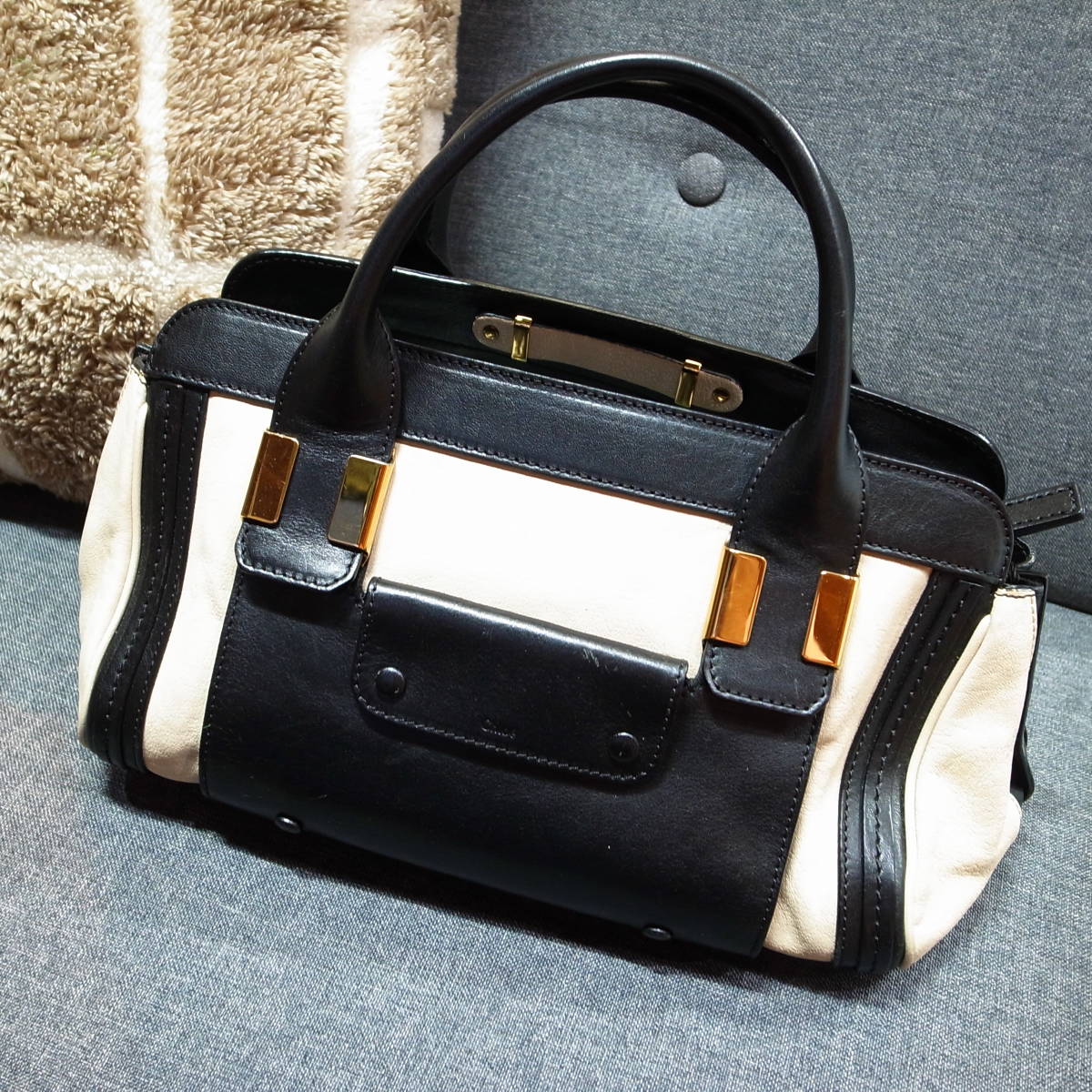 クロエ リトルアリス 2way ショルダーバッグ ハンドバッグ レザー