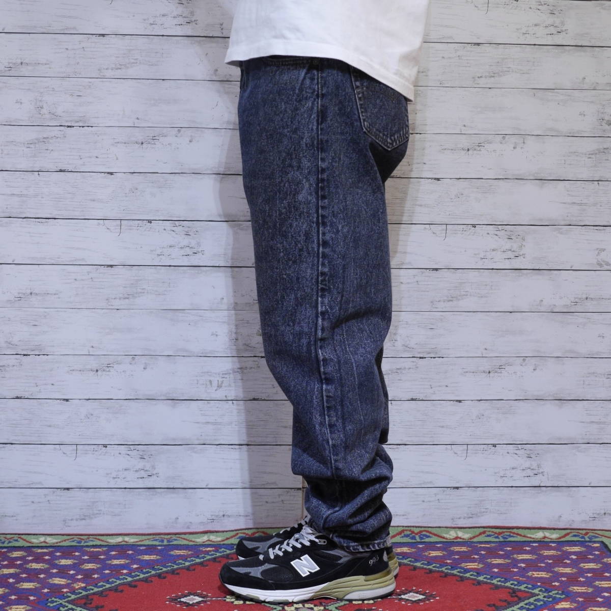 90年USA製リーバイス Levi's 550 W36 ケミカルウォッシ デニム 90年USA製リーバイス Levi's 550 W36 ケミカルウォッシ デニム