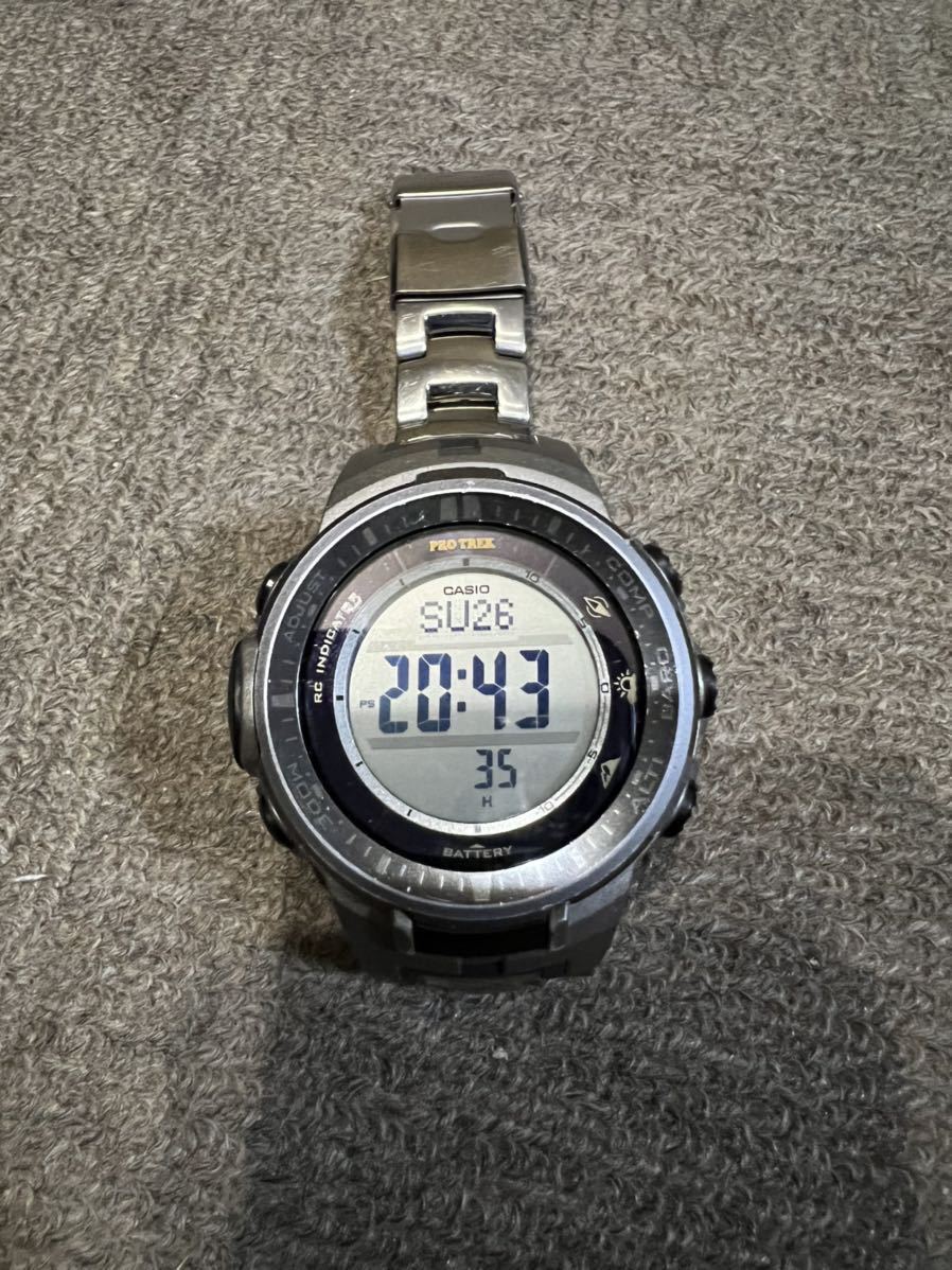 売れ筋】 @R-7 CASIO カシオ プロトレック PRW-31YT ソーラー電波