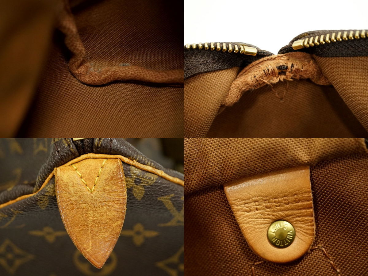 本物 ルイヴィトン LOUIS VUITTON LV スピーディ 30 モノグラム ミニ