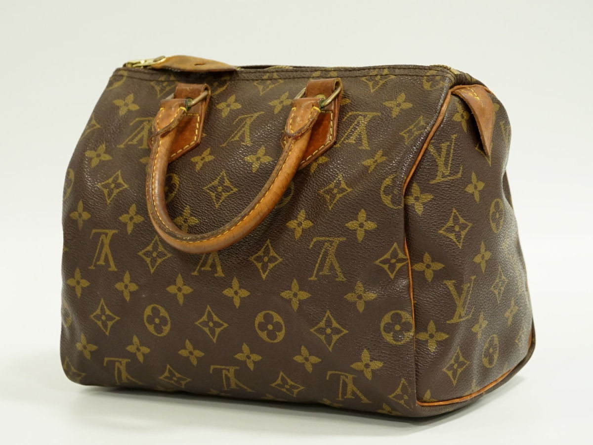 本物 ルイヴィトン LOUIS VUITTON LV 旧型 スピーディ 25 モノグラム
