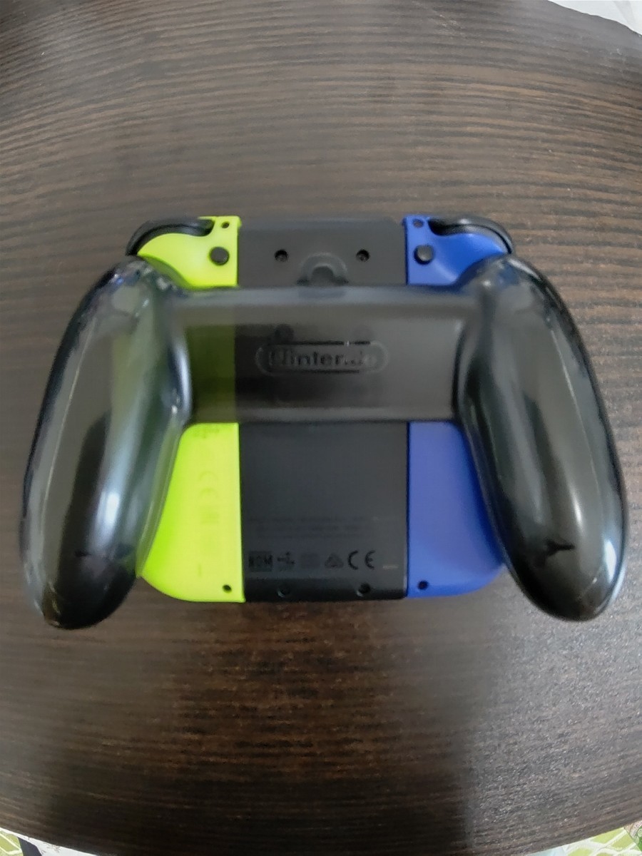 Nintendo Switch Joy-Con（L） ブルー/（R） ネオンイエロー　&　純正充電グリップのセット