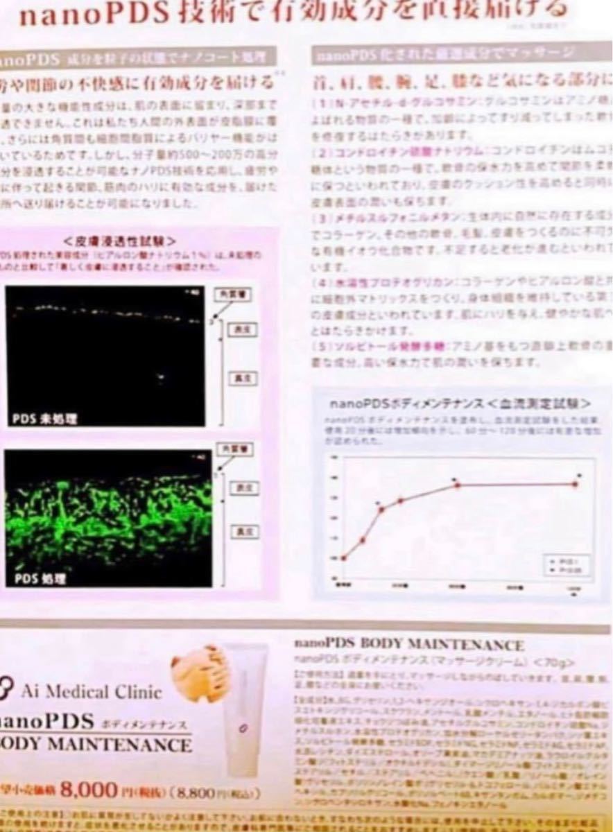 アイテックnano PDS ボディーマッサージクリーム間葉系幹細胞 4本