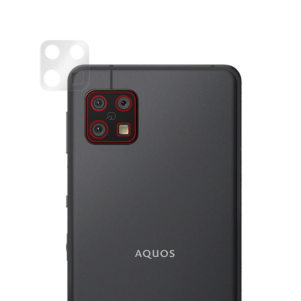 AQUOS sense6s SHG07 sense6 SH-M19 SH-54B SHG05 SH-RM19 カメラ 保護 フィルム OverLay 9H Brilliant 9H 高硬度 透明感 高光沢 アクオス_画像3