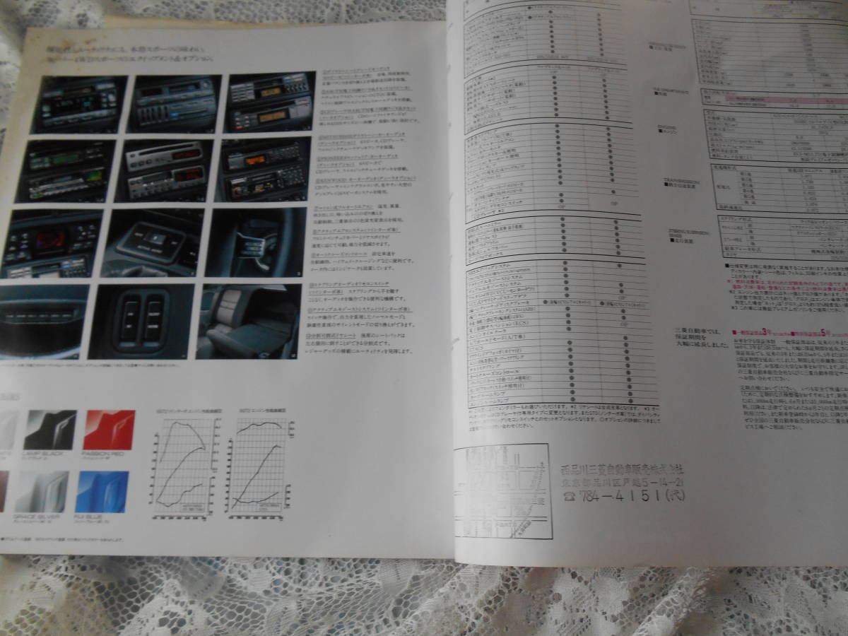 激レア　当時物　三菱　GTO　リトラクタブル　ヘッドライト　カタログ　厚口_画像7
