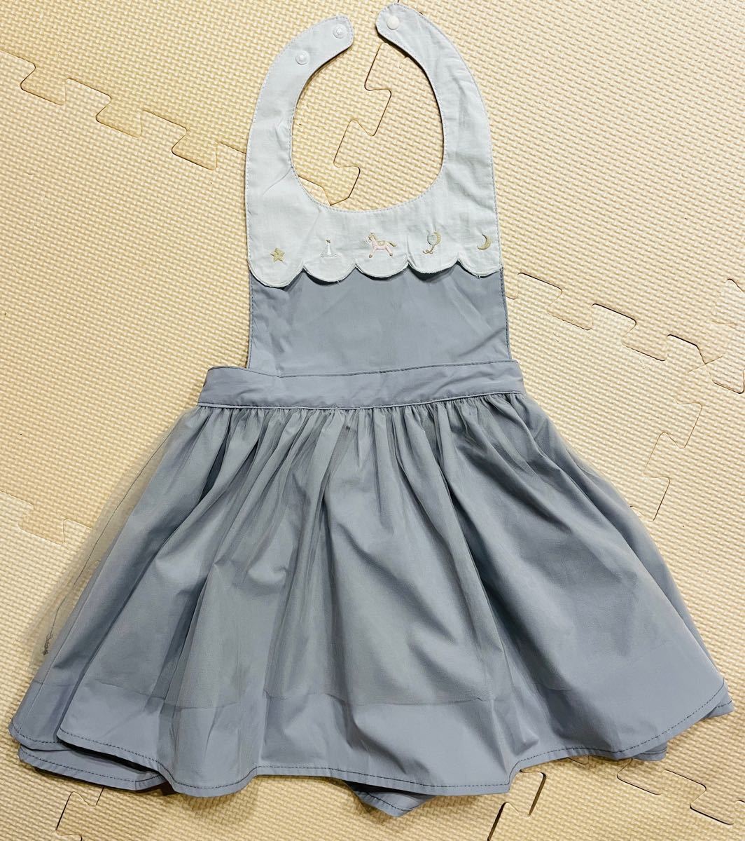 2021セール バースデイ cottoli コトリ レースエプロン オフホワイト 95 ② 80) Cottoli エプロン ドレス
