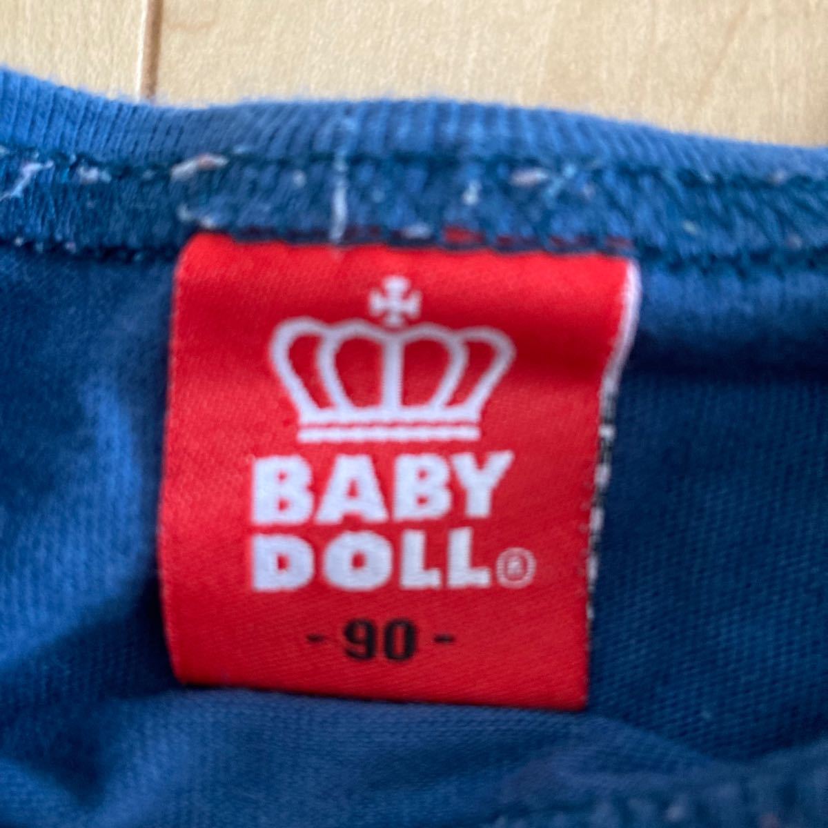 BABY DOLL  ベビードール 総柄　Tシャツ 90