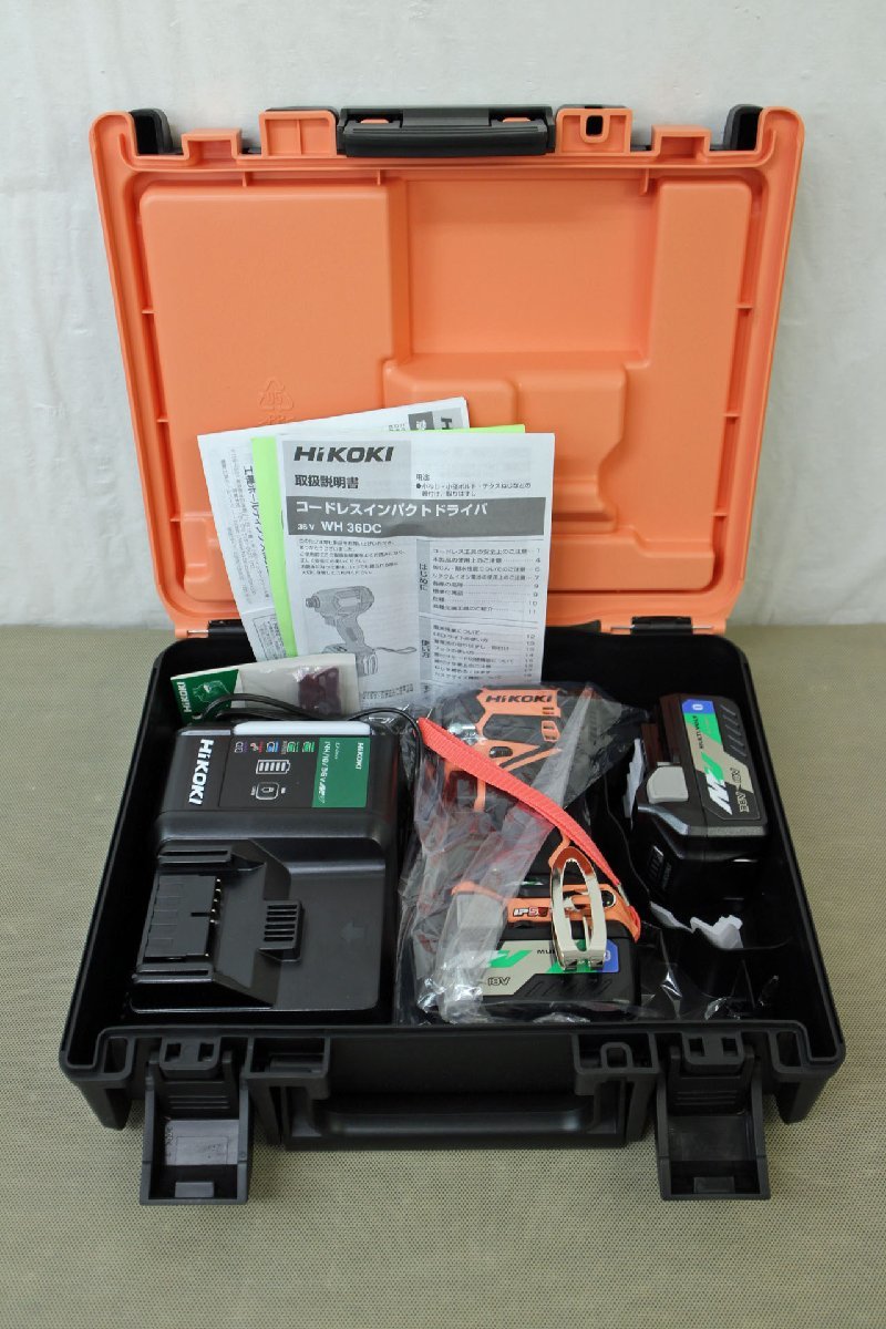 ▽未使用品▽ハイコーキ インパクトドライバ WH36DC(2XPS)(CS