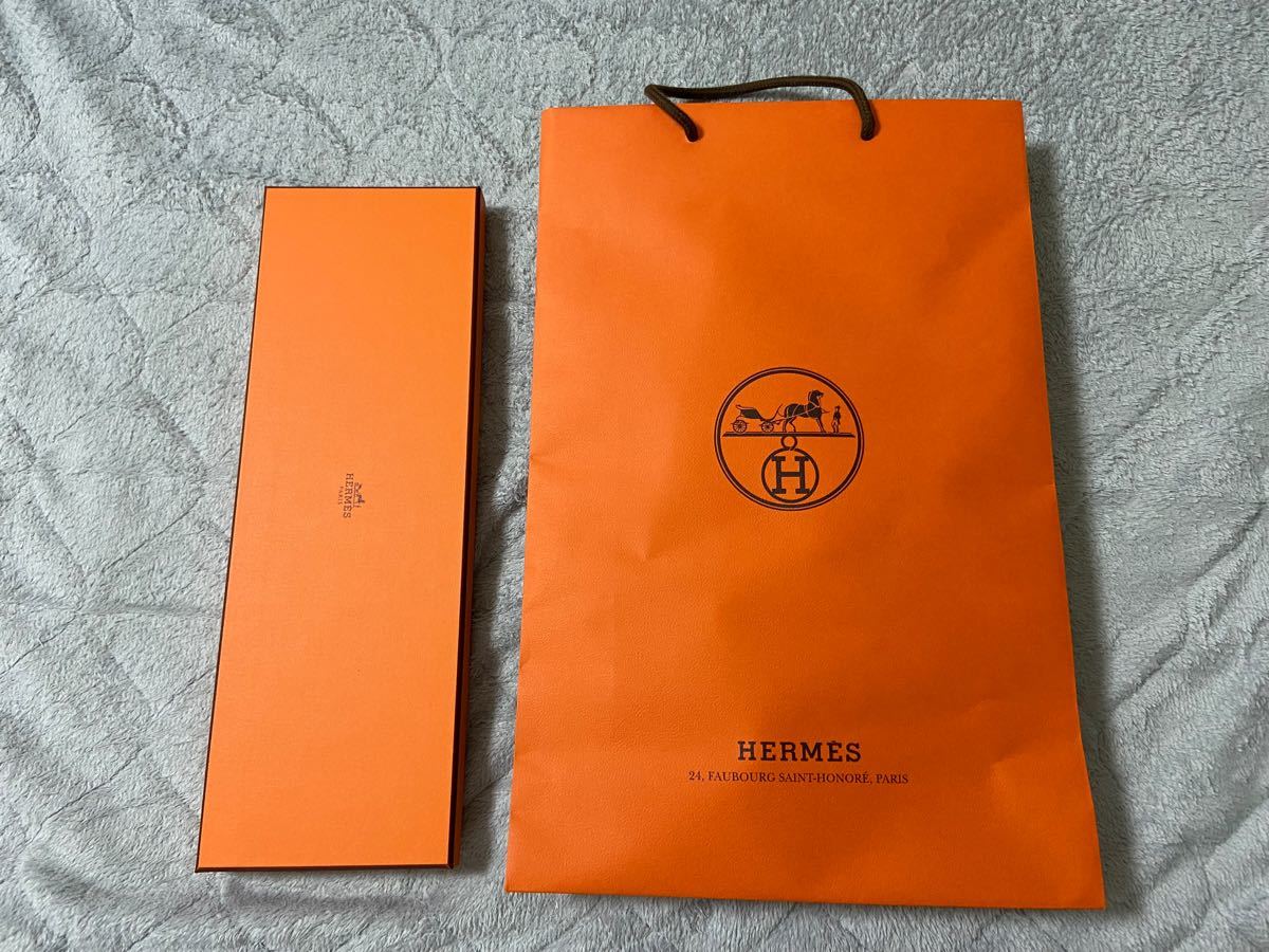 魅力の HERMESのネクタイのショップ袋 econet.bi