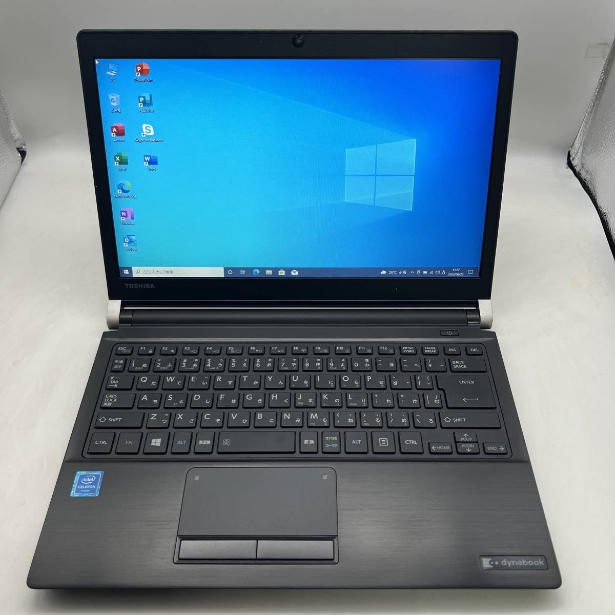 office 2019/Win10/TOSHIBA/dynabook R73/B /第6世代 Celeron 3855U /メモリ 4GB/SSD 128GB/13.3インチ/Webカメラ/無線LAN/⑨_画像1