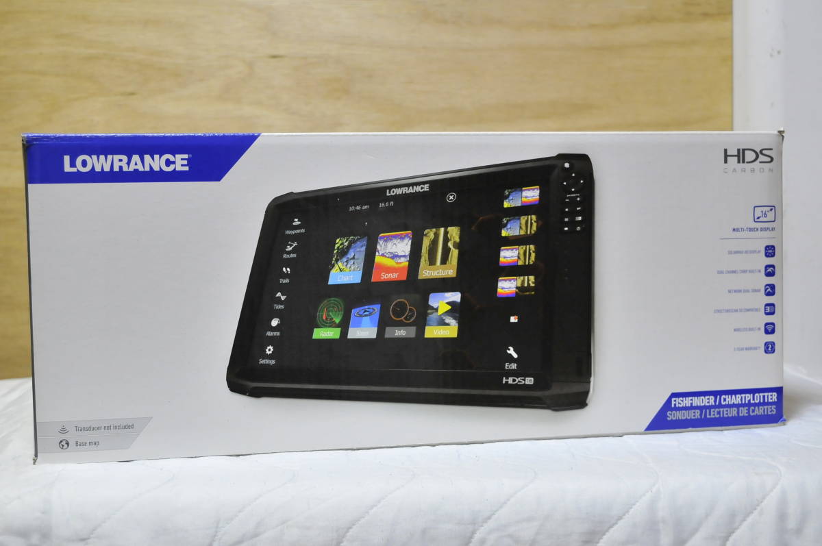 セットアップ HDS-16 ローランス LOWRANCE 【未使用】日本語対応