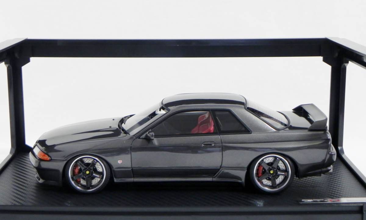 IG 0602 1/18 Nissan Skyline GT-R Nismo (R32) Gun Gray Metallic WEB