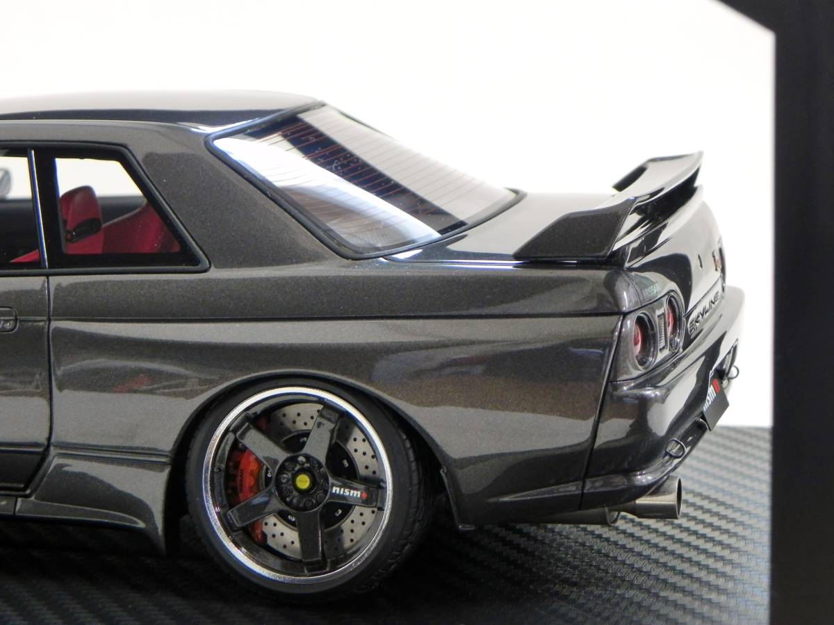 IG 0602 1/18 Nissan Skyline GT-R Nismo (R32) Gun Gray Metallic WEB