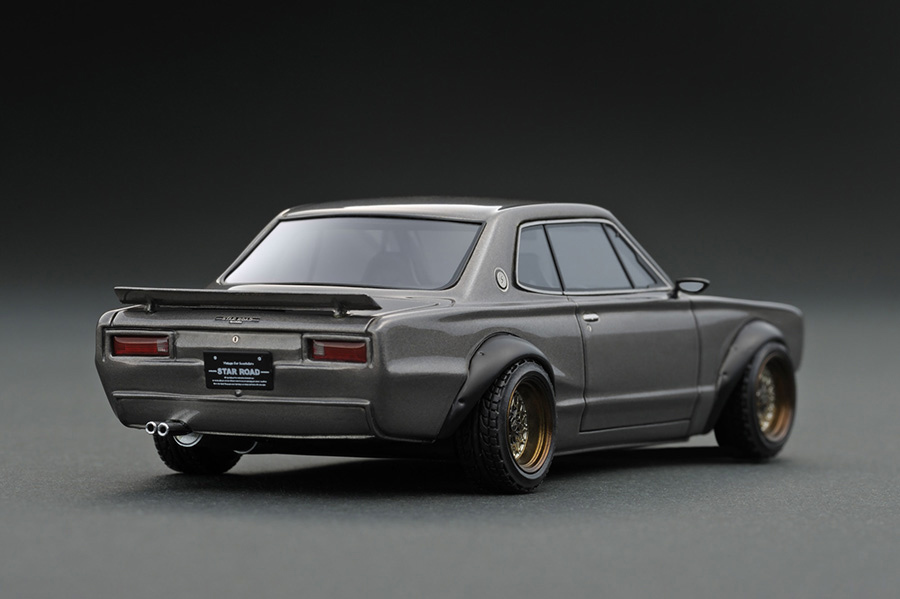 IG 1911 1/43 Nissan Skyline 2000 GT-R (KPGC10) STAR ROAD Silver イグニッションモデル スカイライン ハコスカ スターロードの画像7